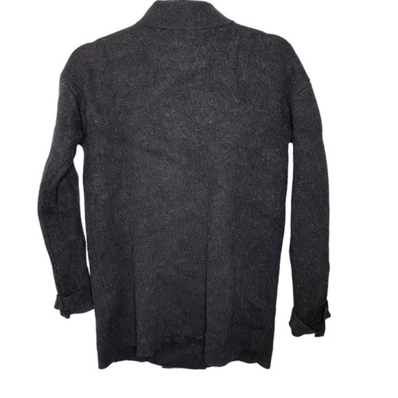 J. Crew Merino Wool Peacoat - Size Small, Charcoal Black - Picture 5 of 9